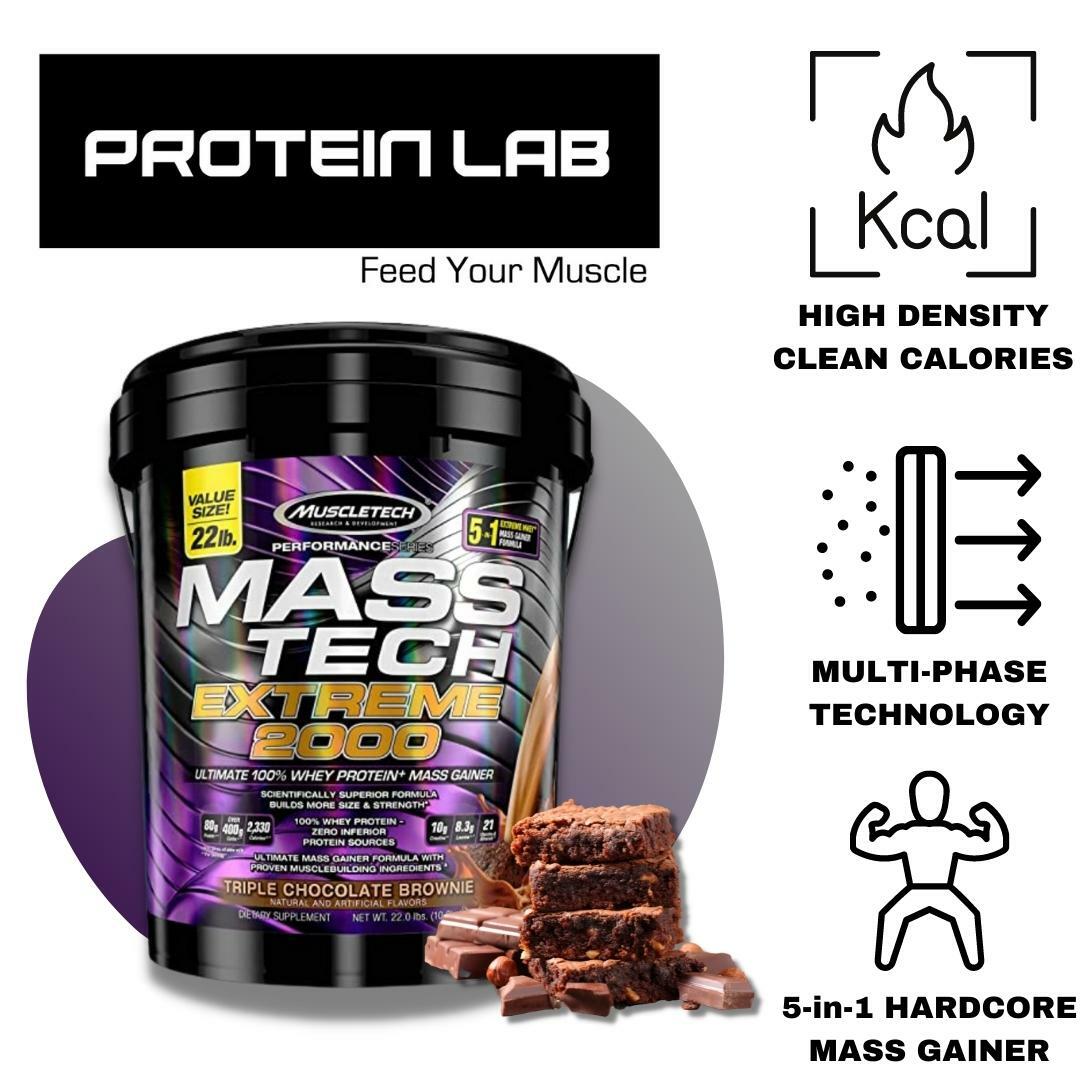 LAST 2 UNITS) MuscleTech MassTech Extreme 2000 (22LBS) – Proteinlab  Malaysia - Sport supplement supplier in Malaysia!