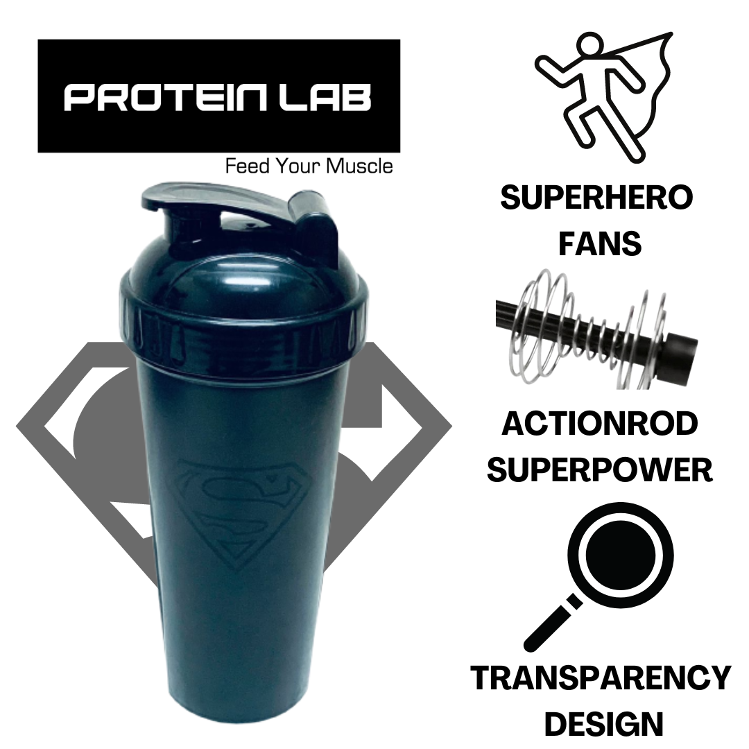 Hero Marvel Shaker (Superman Black) – Proteinlab Malaysia - Sport