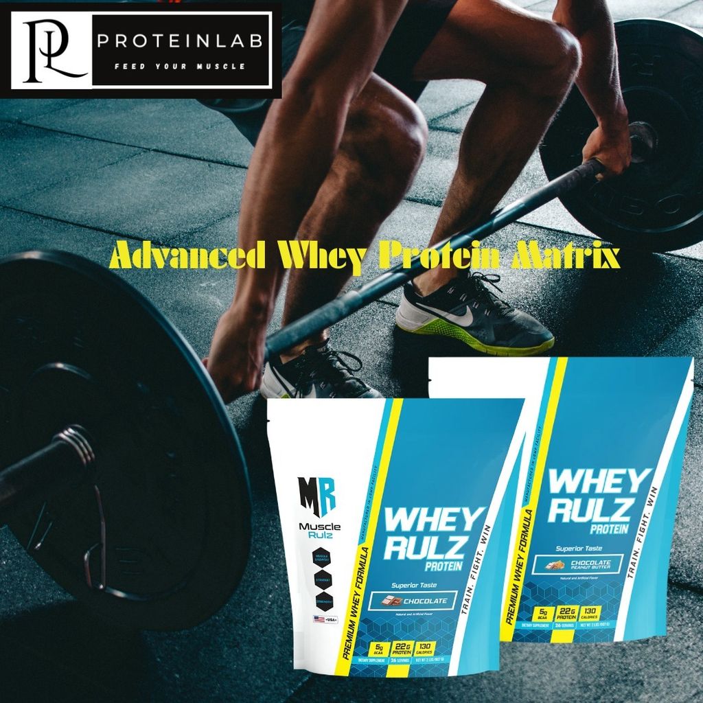 Musclerulz Whey Rulz Chocolate (2lbs) is the best whey available in Malaysia now available in Proteinlab Malaysia. Poster