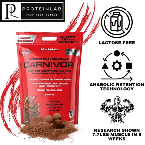 MuscleMed Carnivor Beef Protein Isolate 7.4lbs proteinlab malaysia best beef protein