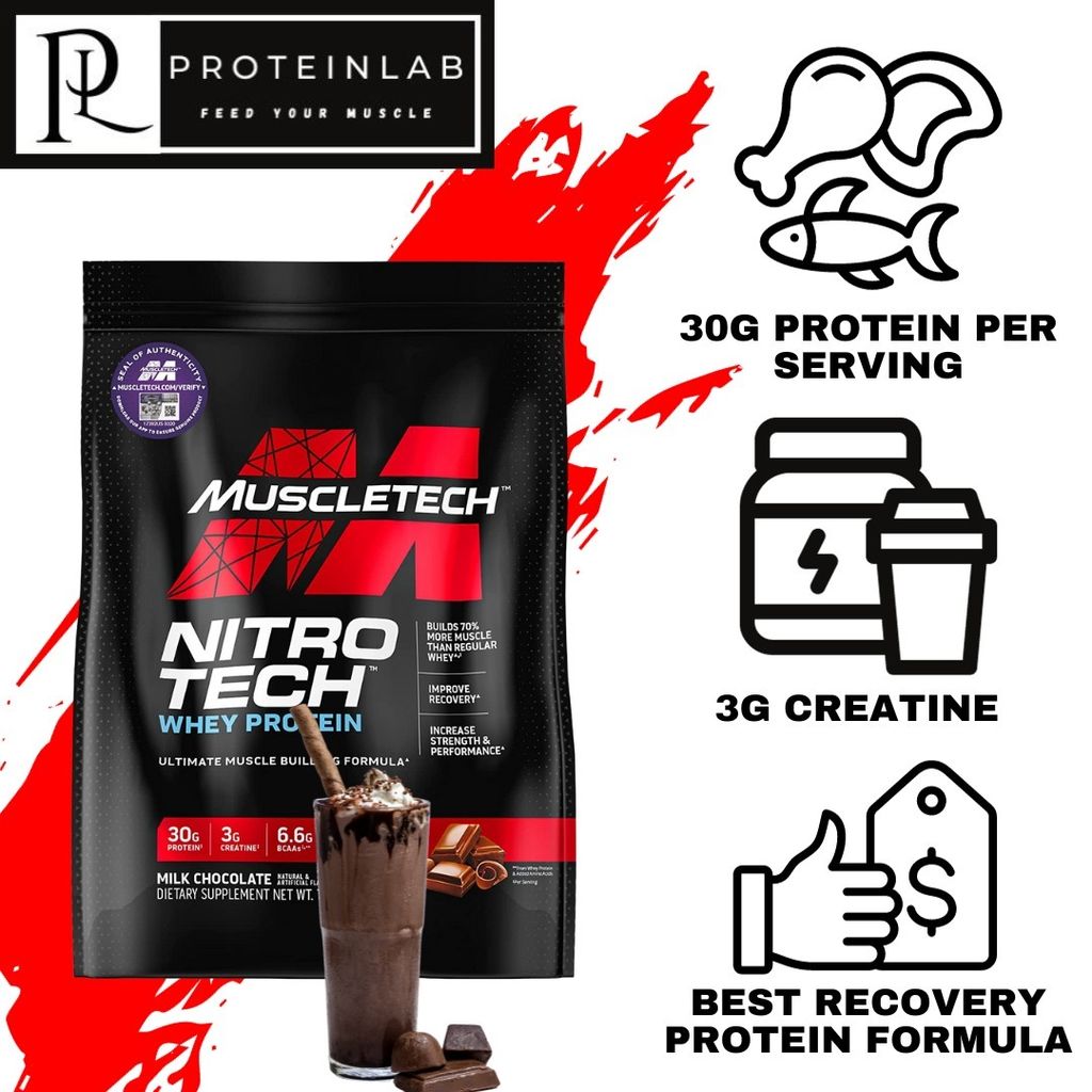 Muscletech Nitrotech 10lbs whey performance series proteinlab malaysia www.proteinlab.com.my special design