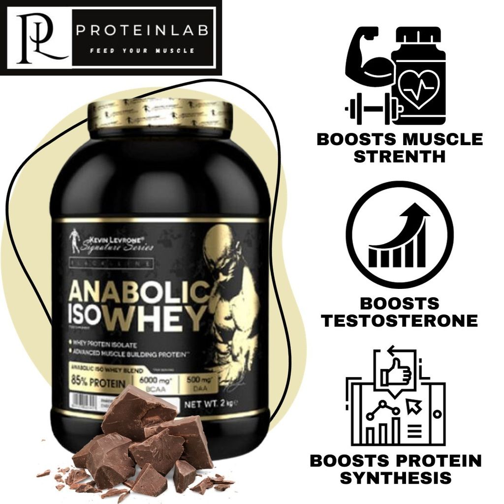 Kevin Levrone Black Line Iso Whey Chocolate 2KG is the best whey suitable for athletes who are lactose intollerant. Come get yours now at affordable prices at Proteinlab Malaysia.