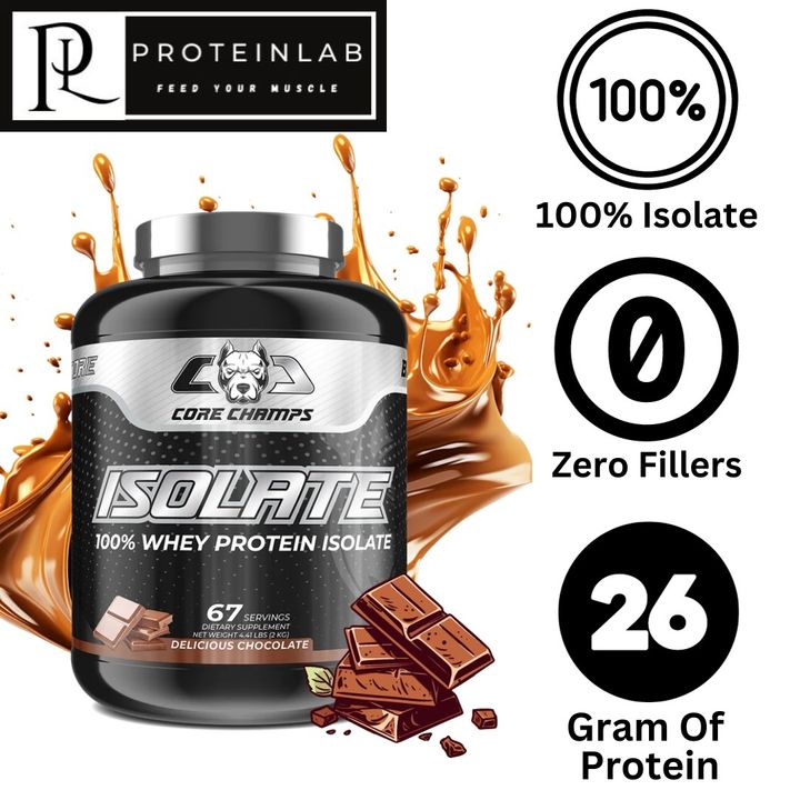 Core Champs 100% Isolate Whey Protein Supplement Best for Muscle Building & Recovery Malaysia