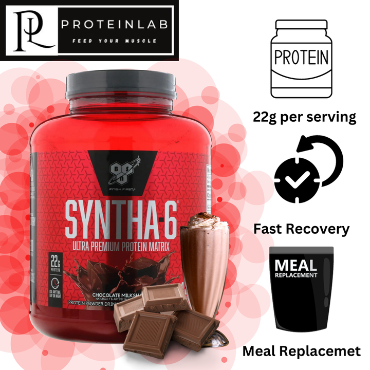 BSN Syntha-6 - Protein Supplement for Meal Replacement and Muscle