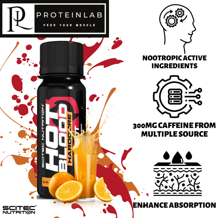 Scitec Nutrition Hot Blood pre workout energy supplement malaysia