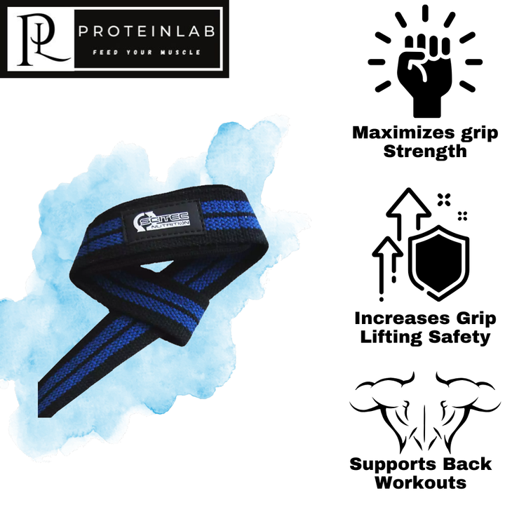 Scitec Nutrition Lifting Strap - Extra Support for Deadlifts, Pull Ups & All Pulling Workouts