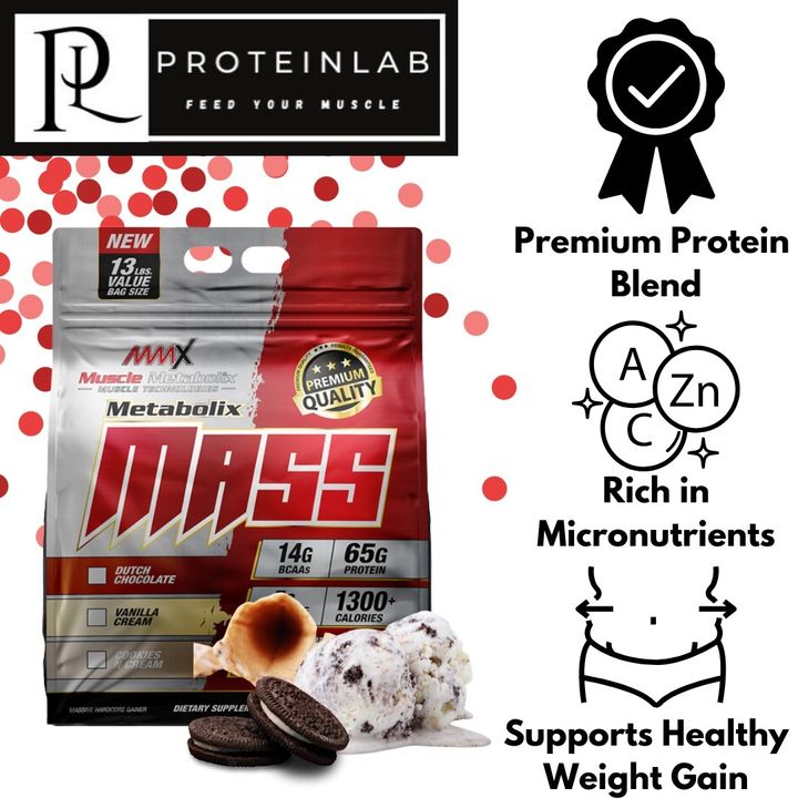 MMX Metabolix Mass Gainer - For Muscle Gain & Weight Gain