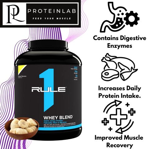 Rule 1 Whey Blend - Multi Protein Supplement Malaysia Certified Informed Choice