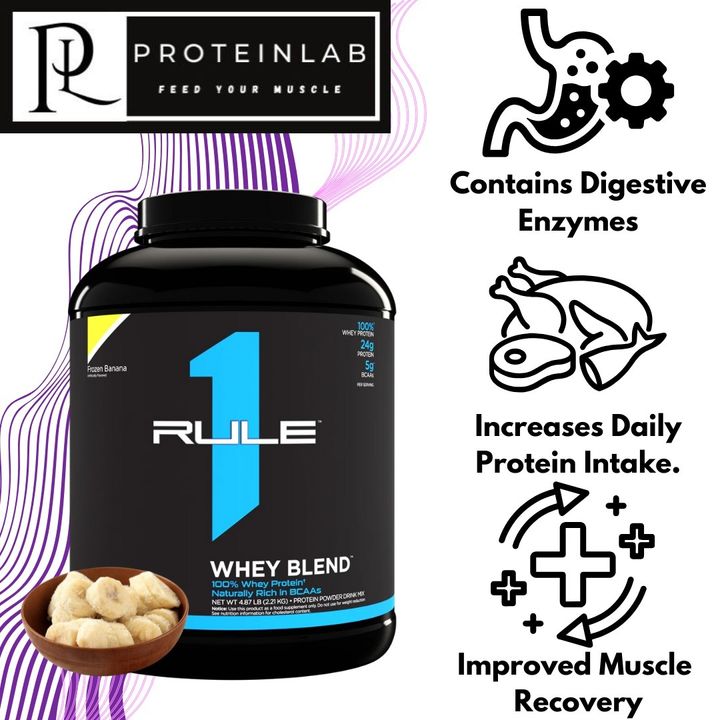 Rule 1 Whey Blend - Multi Protein Supplement Malaysia Certified Informed Choice