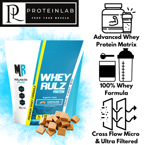 MUSCLERULZ WHEY RULZ PROTEIN CHOCOLATE PEANUT BUTTER