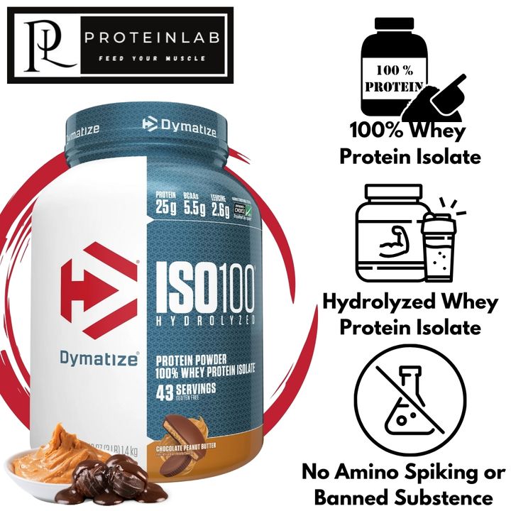 DYMATIZE ISO 100 3LBS CHOCO PEANUT BUTTER