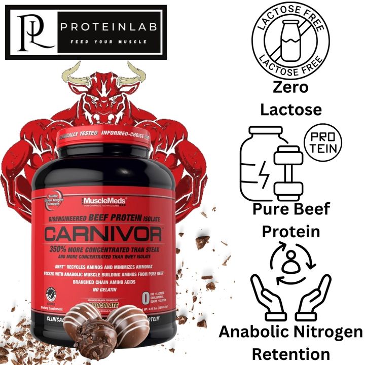 MUSCLEMEDS CARNIVOR BEEF PROTEIN ISOLATE (4lbs) MAIN PHOTO