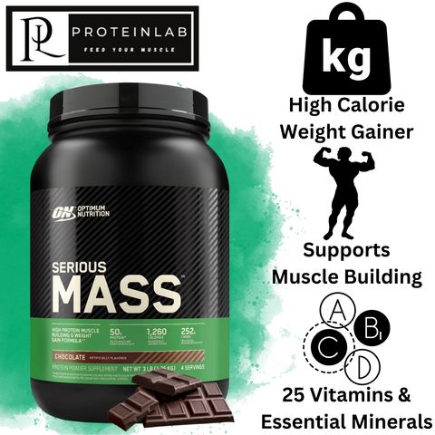OPTIMUM NUTRITION SERIOUS MASS (3LBS) MAIN PHOTO
