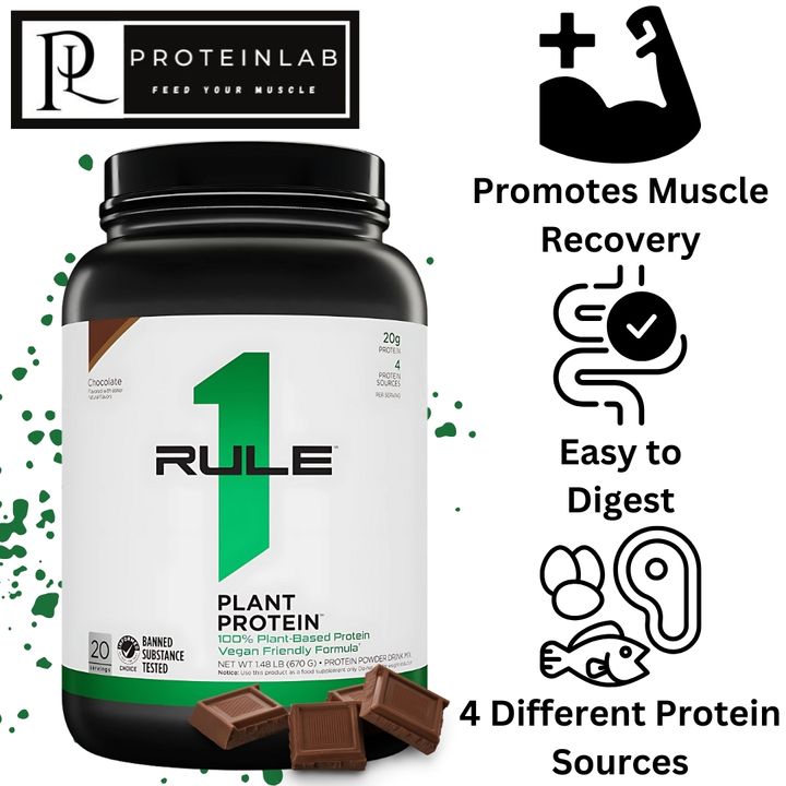 RULE 1 PLANT PROTEIN (CHOCOLATE) (1.48LB) MAIN PHOTO