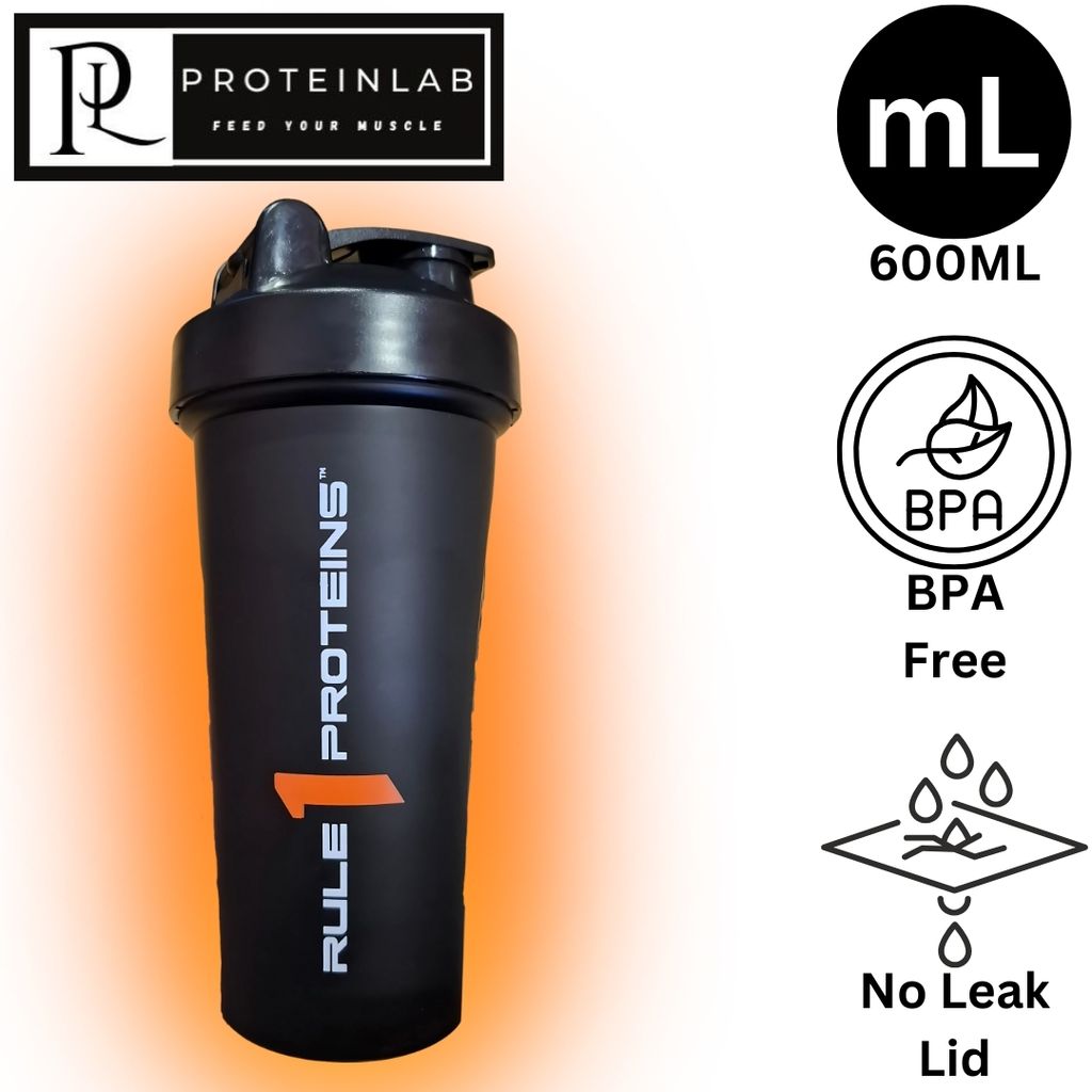 RULE 1 SHAKER BOTTLE (BLACK) (600ML) MAIN PHOTO