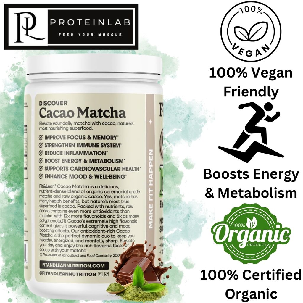 FIT & LEAN CACAO MATCHA (105G) (30 SERVING) DESIGN 1