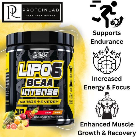 NUTREX LIPO 6 BCAA INTENSE (AMINOS + ENERGY) (30SERVINGS) MAIN PHOTO
