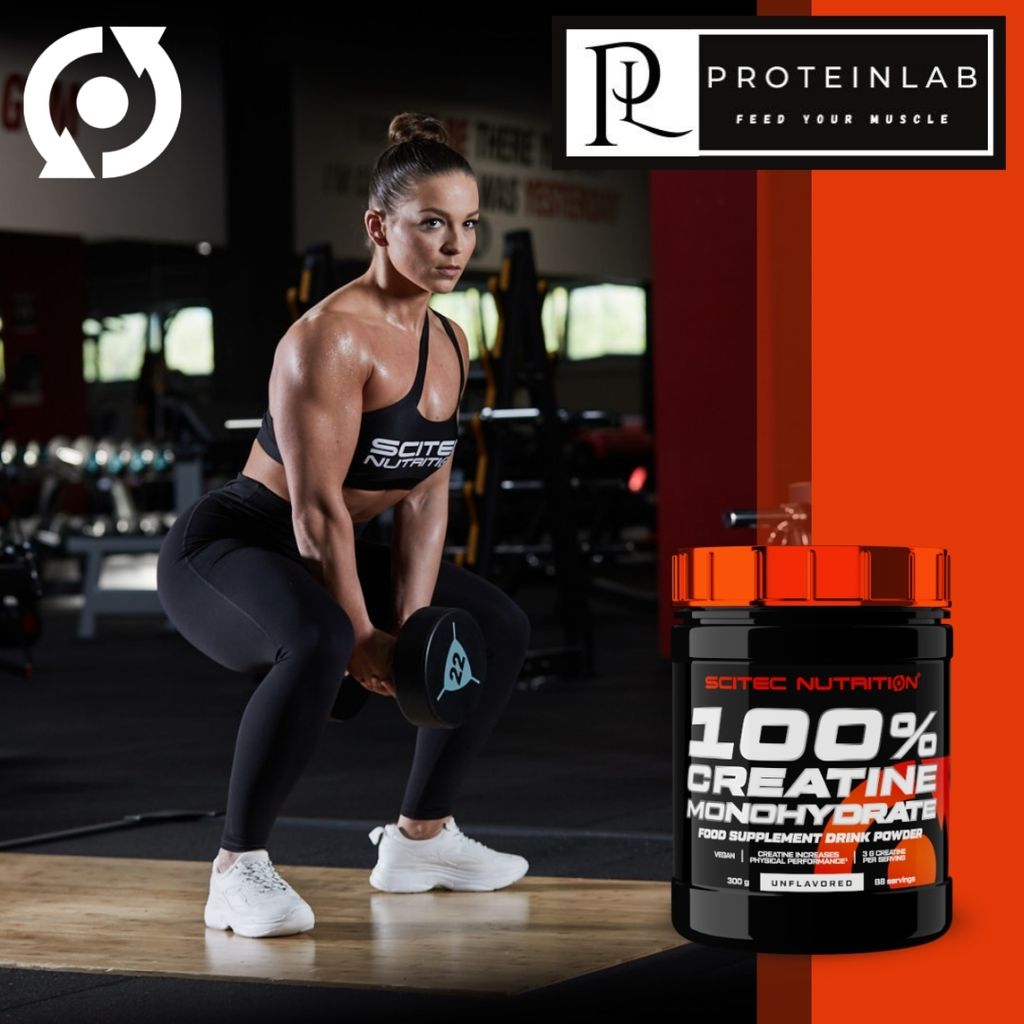 SCITEC NUTRITION 100% CREATINE MONOHYDRATE 300G (UNFLAVORED) DESIGN 1