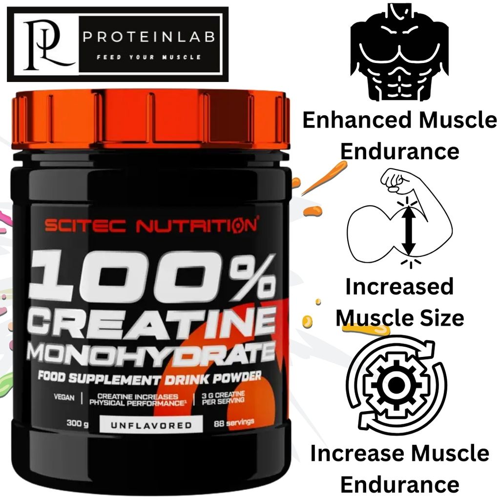 SCITEC NUTRITION 100% CREATINE MONOHYDRATE 300G (UNFLAVORED) MAIN PHOTO