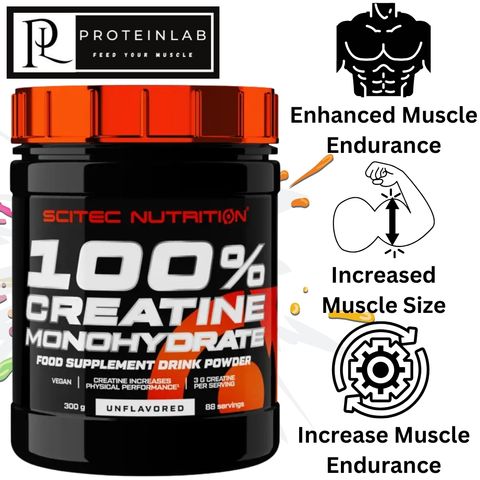SCITEC NUTRITION 100% CREATINE MONOHYDRATE 300G (UNFLAVORED) MAIN PHOTO