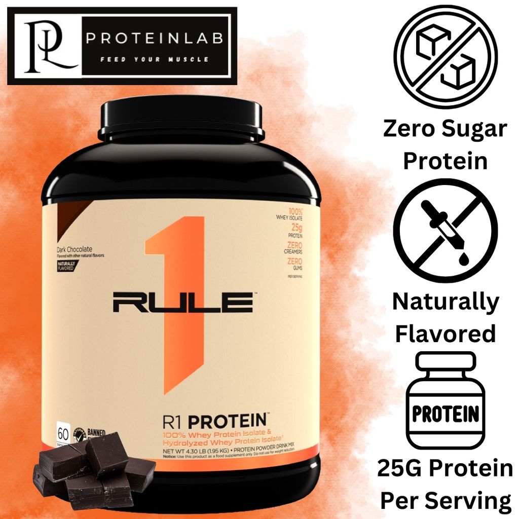 RULE 1 R1 PROTEIN ISOLATE NATURALLY FLAVORED 4LBS MAIN PHOTO