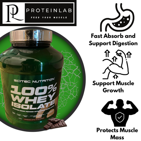 SCITEC NUTRITION WHEY ISOLATE CHOCOLATE 1816G