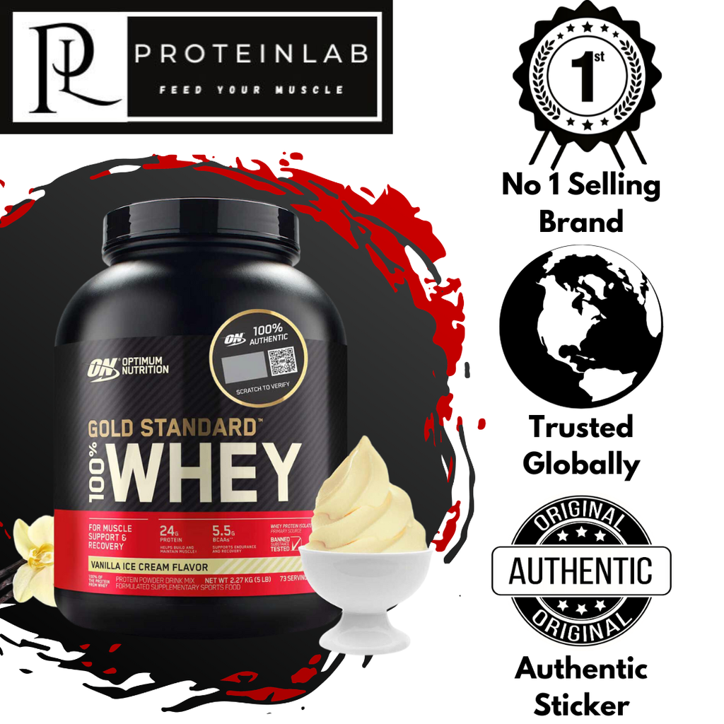 OPTIMUM NUTRITION GOLD STANDARD 100% WHEY (5LBS)