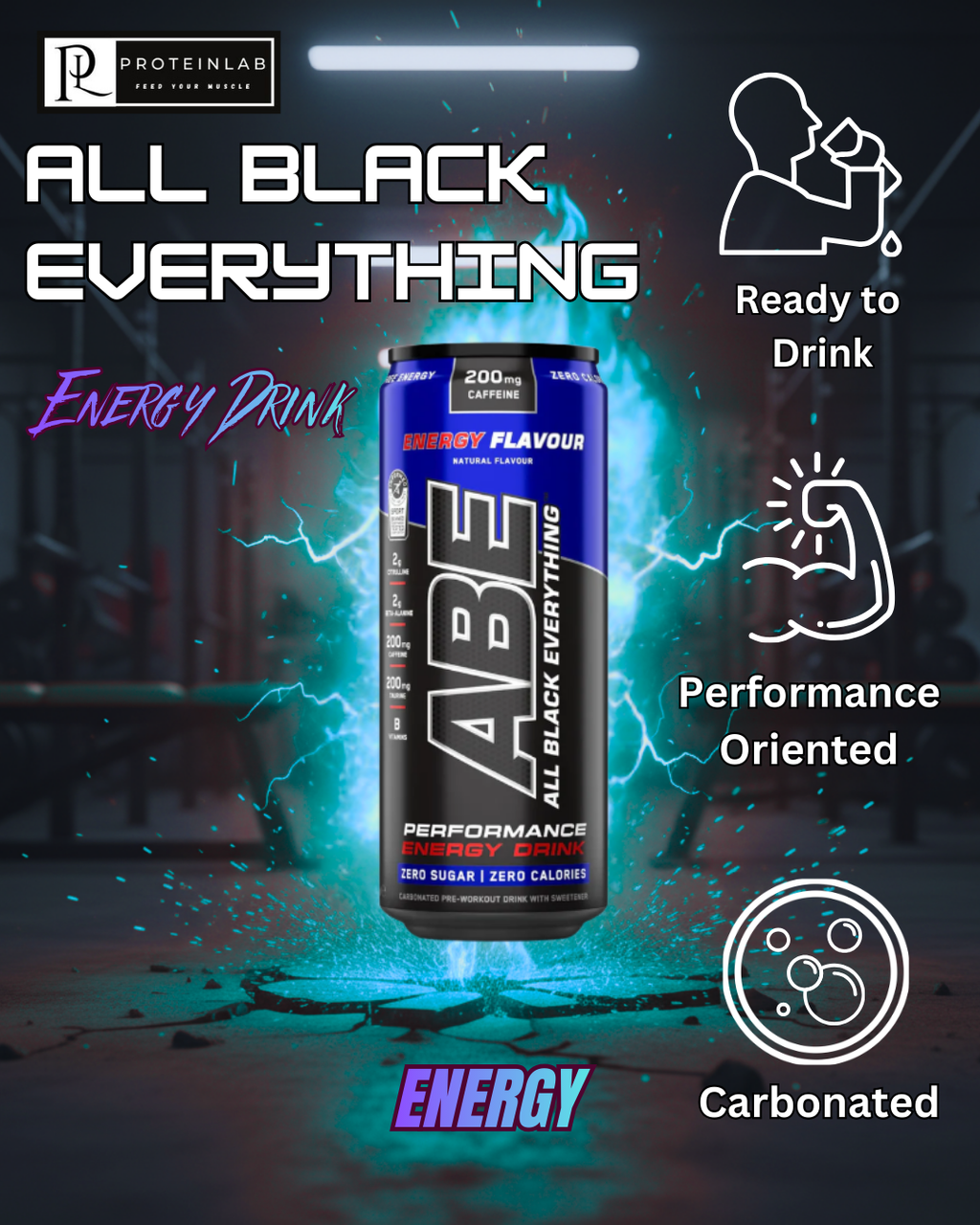 Applied Nutrition ABE Energy Drink Pre-Workout Energy Flavour 