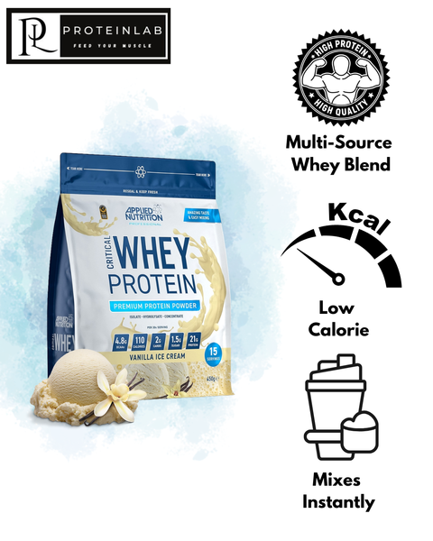 Applied Nutrition Critical Whey (Vanilla Ice Cream) (450g)
