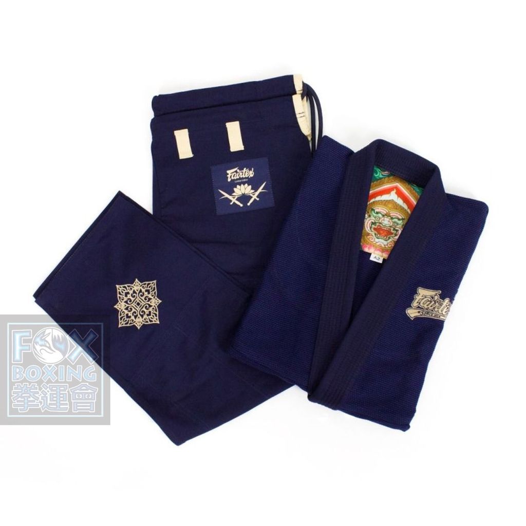 拳運會】獨家Fairtex BJJ Gi 巴西柔術服哈努曼之子-Matchanu 海軍藍款