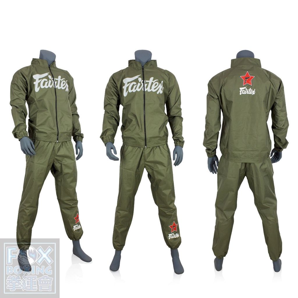 Vinyl Sweat Suit green
