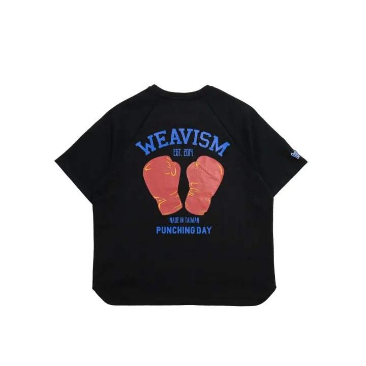 拳擊日重磅棉Tee-黑1