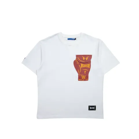 拳魂重磅口袋棉Tee-白1