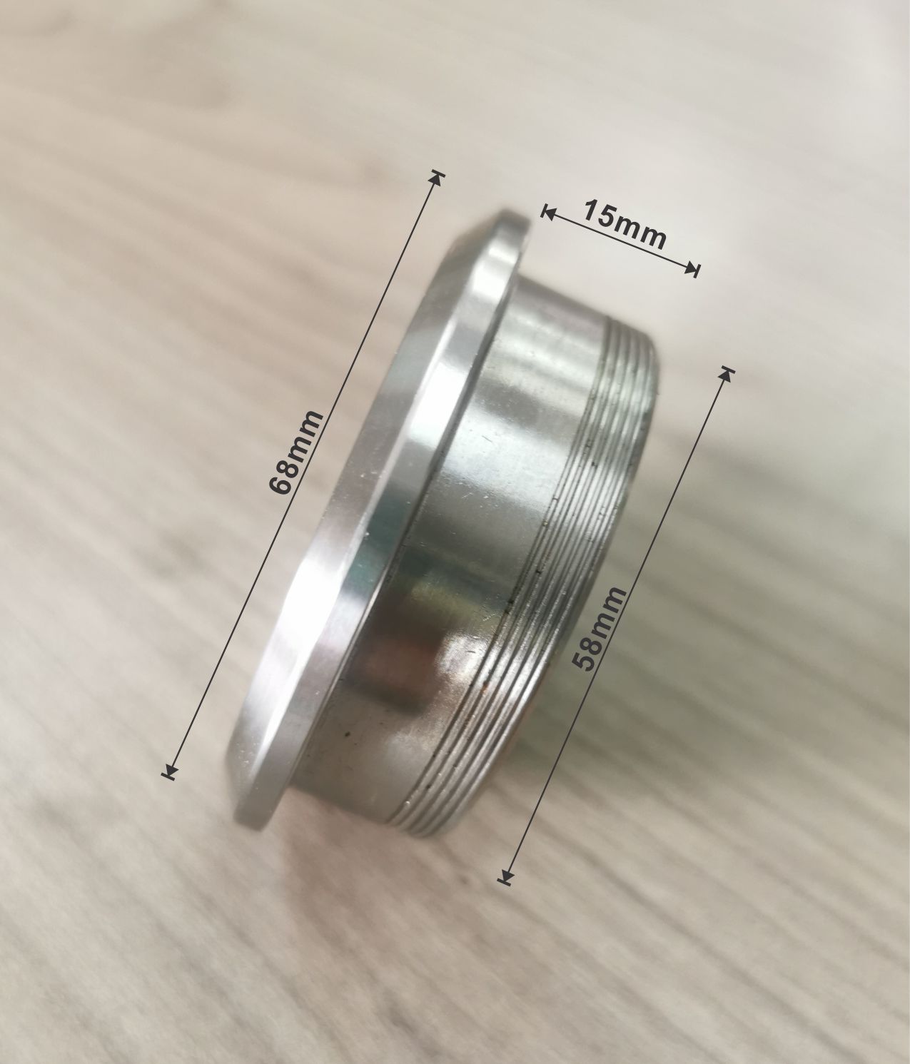 68mm glass handle