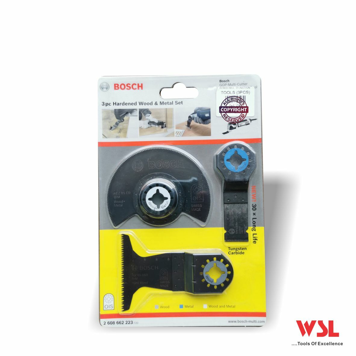 Bosch Multi Tool Blade Set For Hardened Wood And Metal 3 Piece –  wujinwu.store