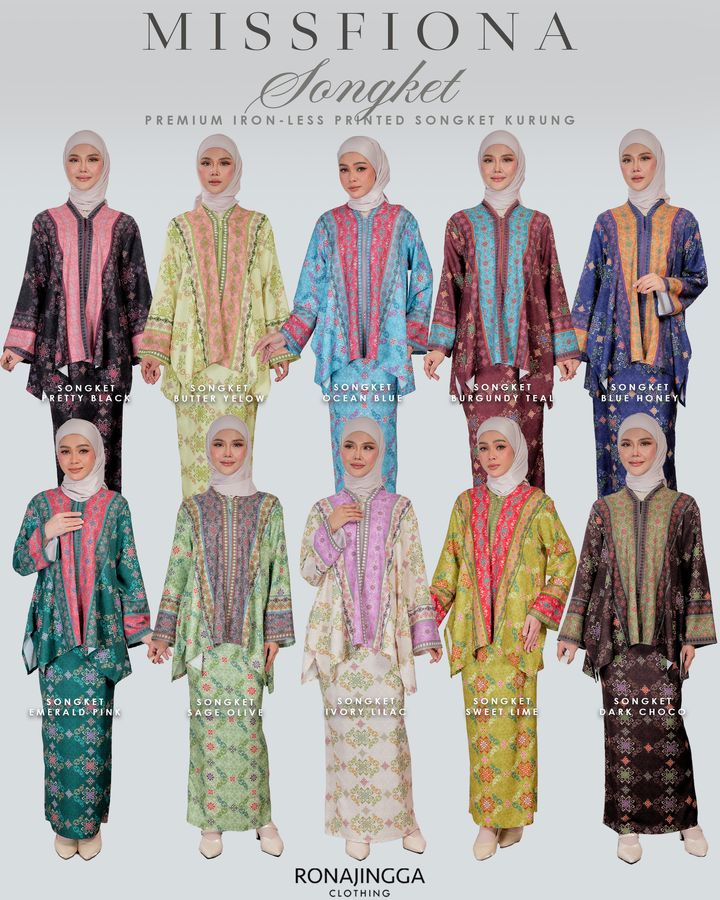 3.MAIN MISSFIONA SONGKET PENDEK