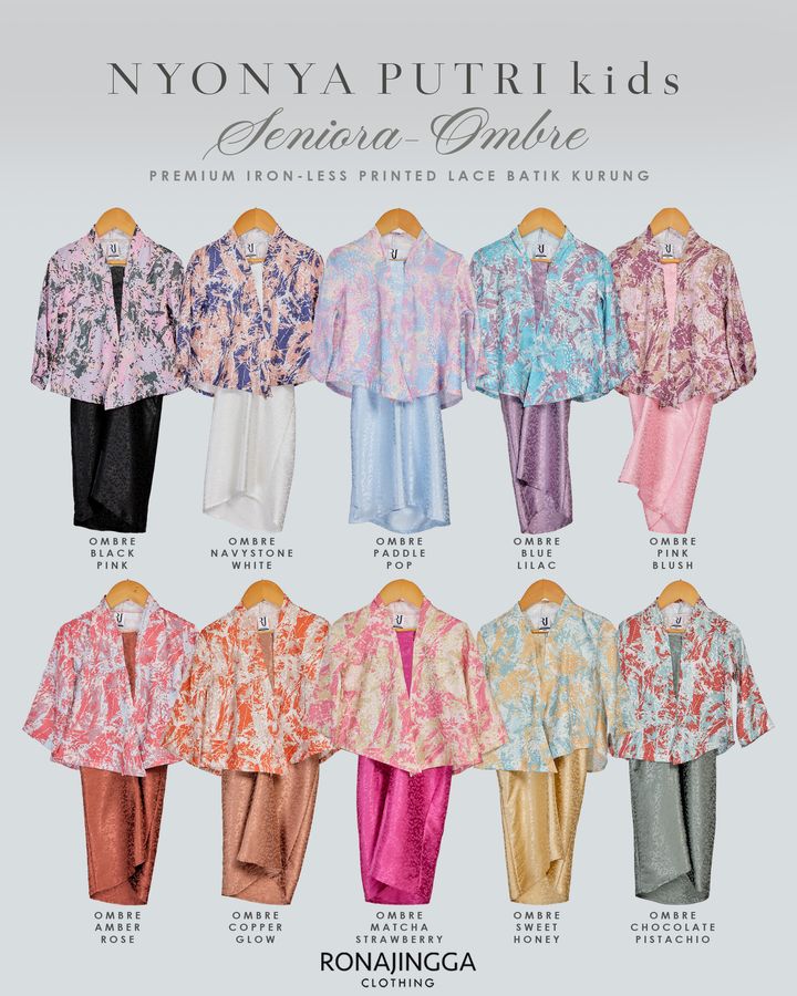 2.MAIN NYONYA KIDS NYONYA PUTRI SENIORA OMBRE