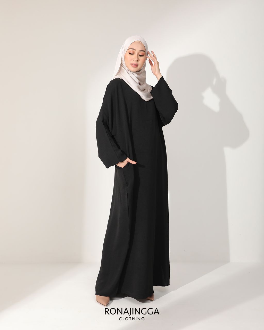 CANDY Basic Plain Kaftan Dress – RONA JINGGA