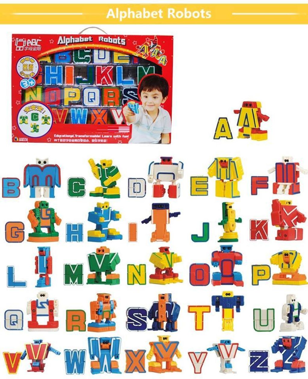 Alphabet Robots Toysdirect My By Bubbly Mommy