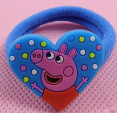 Peppa Pig Rubber Band (Blue Heart Shape).png