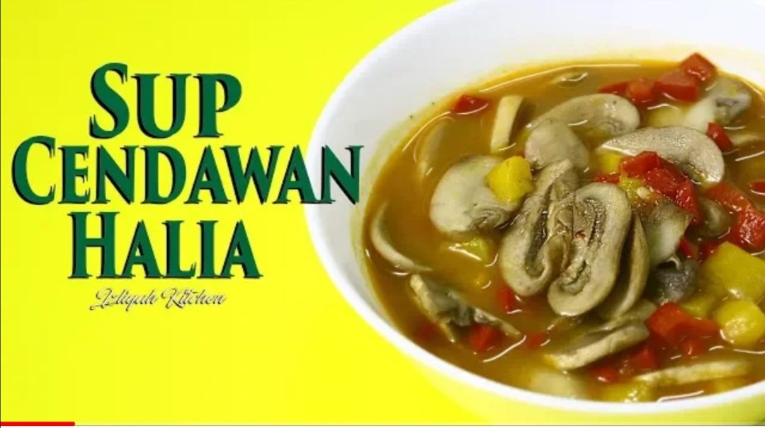 Sup Cendawan Halia Untuk Menu Makan Tengah Hari Anak