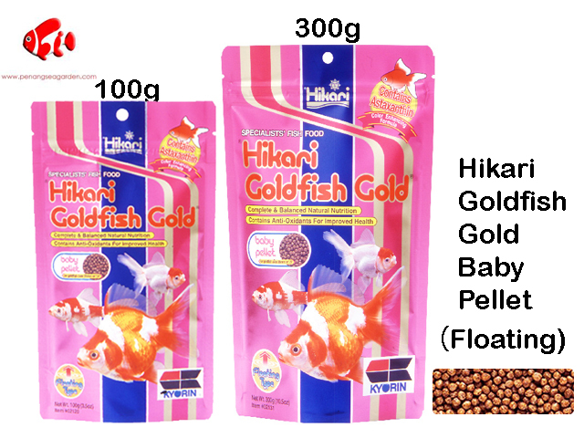 Hikari Goldfish Gold Baby Pellet 100g / 300g – Penang Sea Garden Aquatic