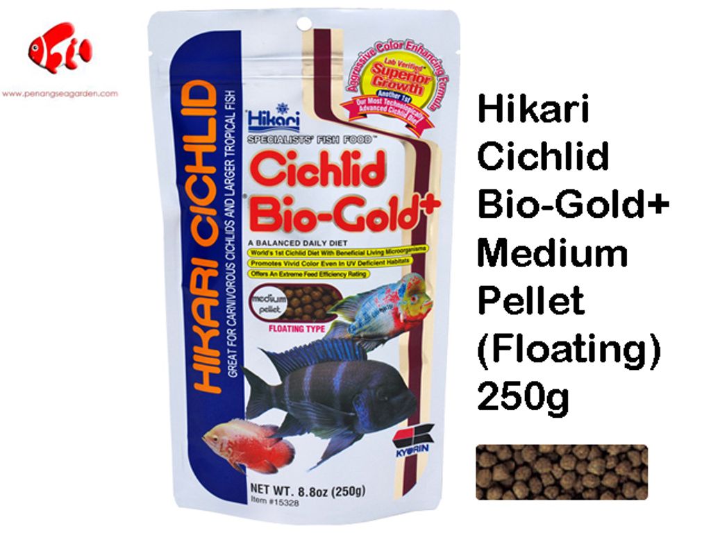 Hikari Cichlid Bio-Gold Medium Pellet 250g.jpg