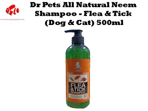 Dr Pets All Natural Neem Shampoo - Flea & Tick (Dog & Cat) 500ml.jpg