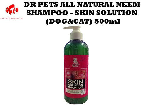 Dr Pets All Natural Neem Shampoo - Skin Solution (Dog & Cat) 500ml.jpg