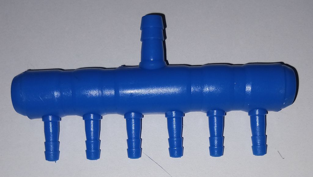 plastic 6 way joint