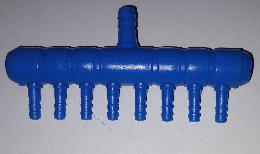 plastic 8 way joint