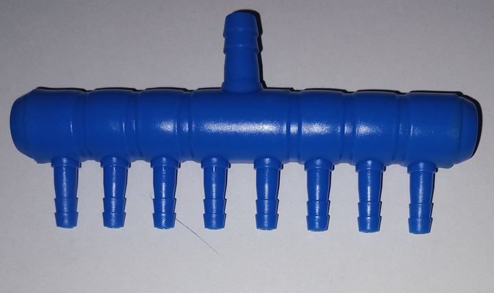 plastic 8 way joint