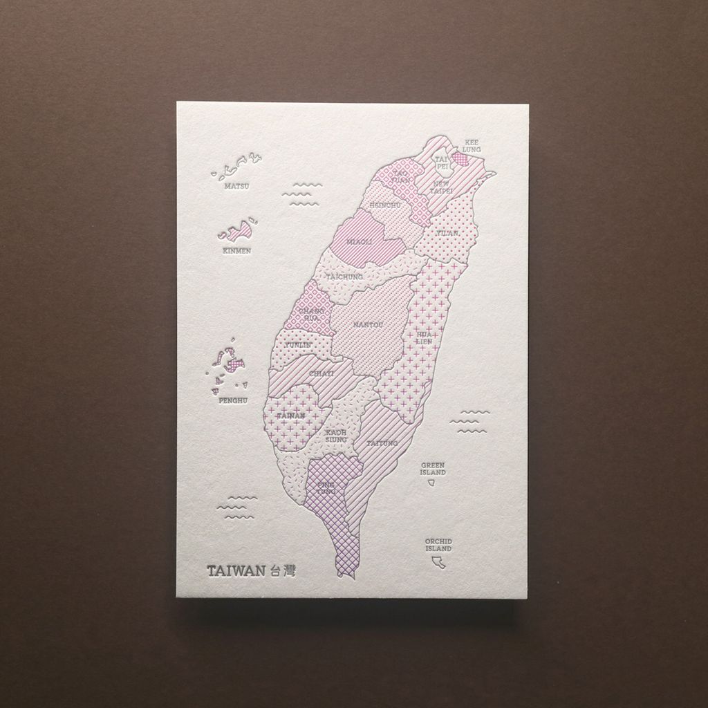 PC32 台灣地圖明信片4