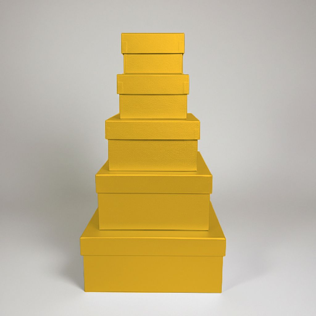 亮彩精品正方盒 金